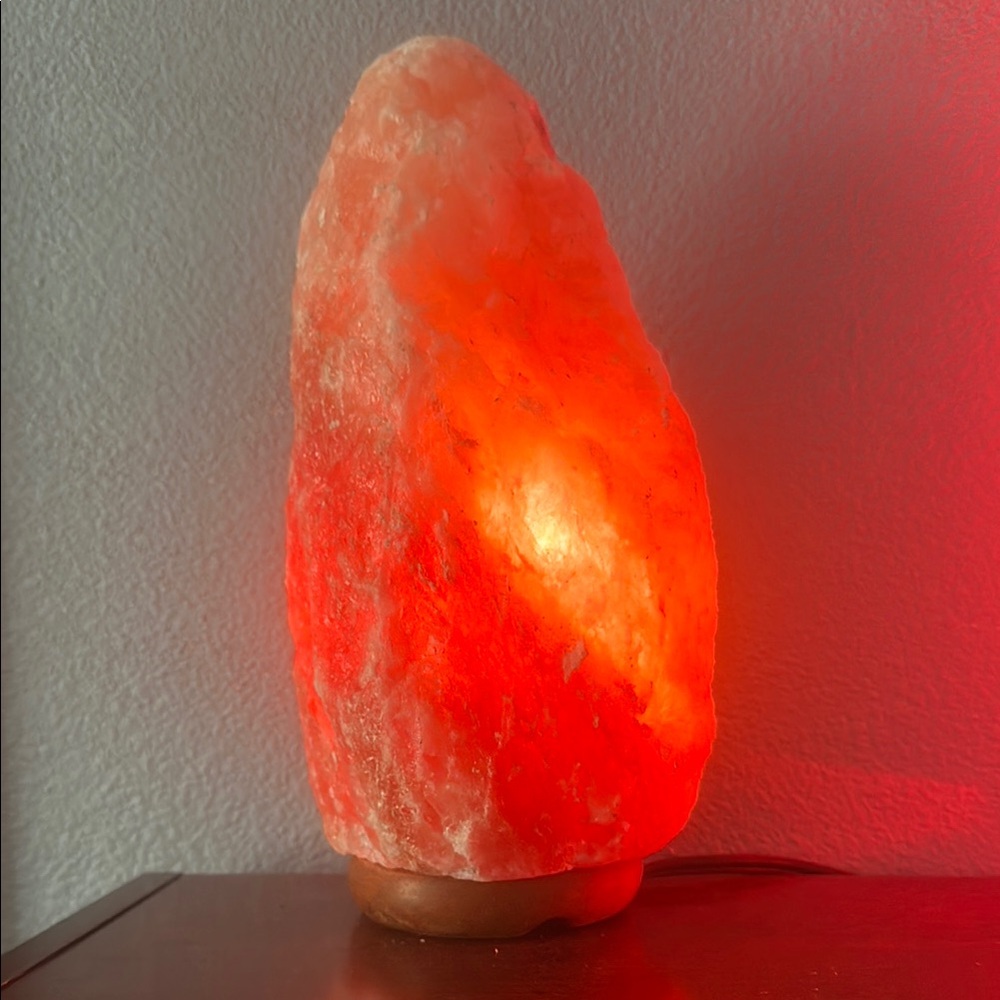 Himalayan Salt Lamp - Holistic Wellness pink salt Natural Orange Glow